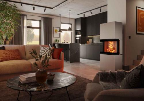 Kaminofen Largo L Steel von Spartherm